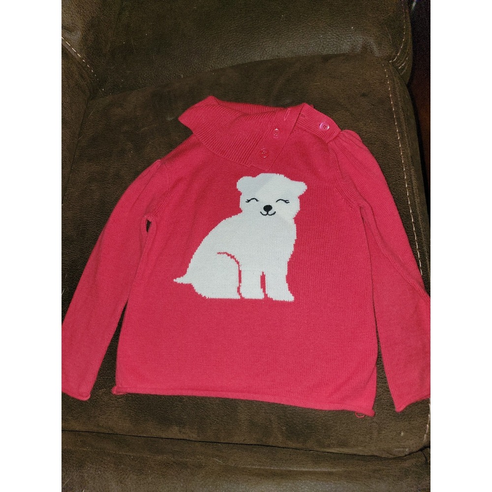 Crazy‎ 8 holiday Christmas polar bear sweater size 2t